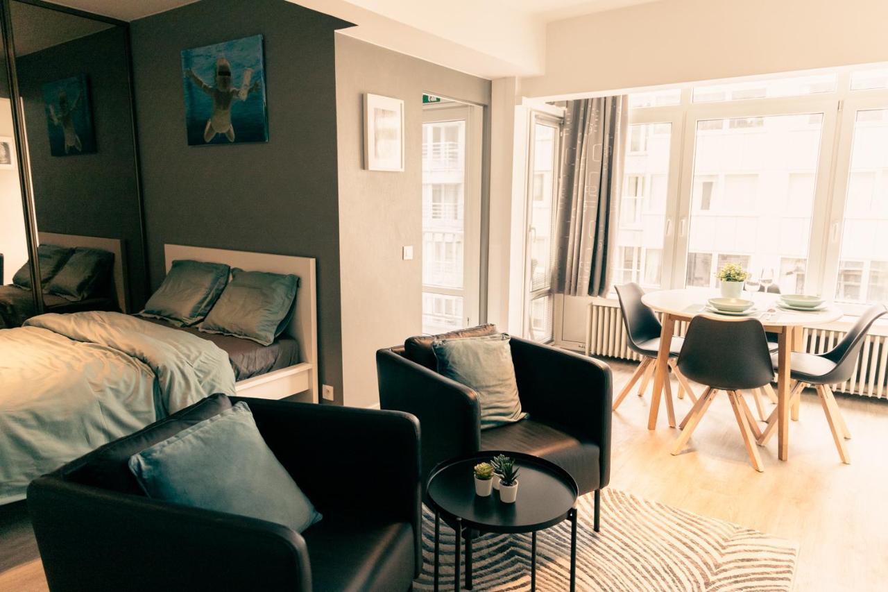 Ruime 2 Pers Studio Bij Casino Oostende: Geniet Van Zee, Kunst, En Relax Exterior foto