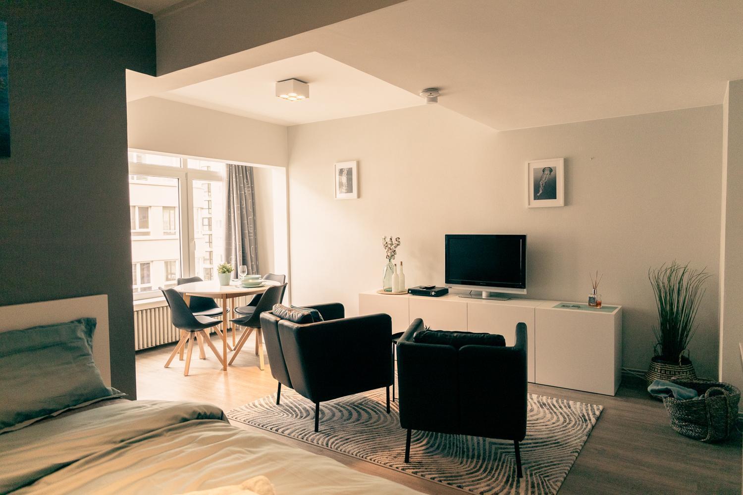 Ruime 2 Pers Studio Bij Casino Oostende: Geniet Van Zee, Kunst, En Relax Exterior foto